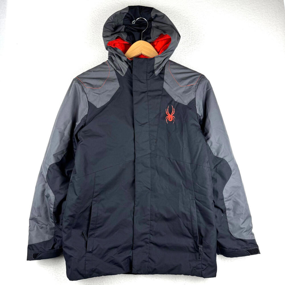 Spyder Youth Kids 18 XL Snow Ski Snowboard Insulated Jacket Coat Hooded
